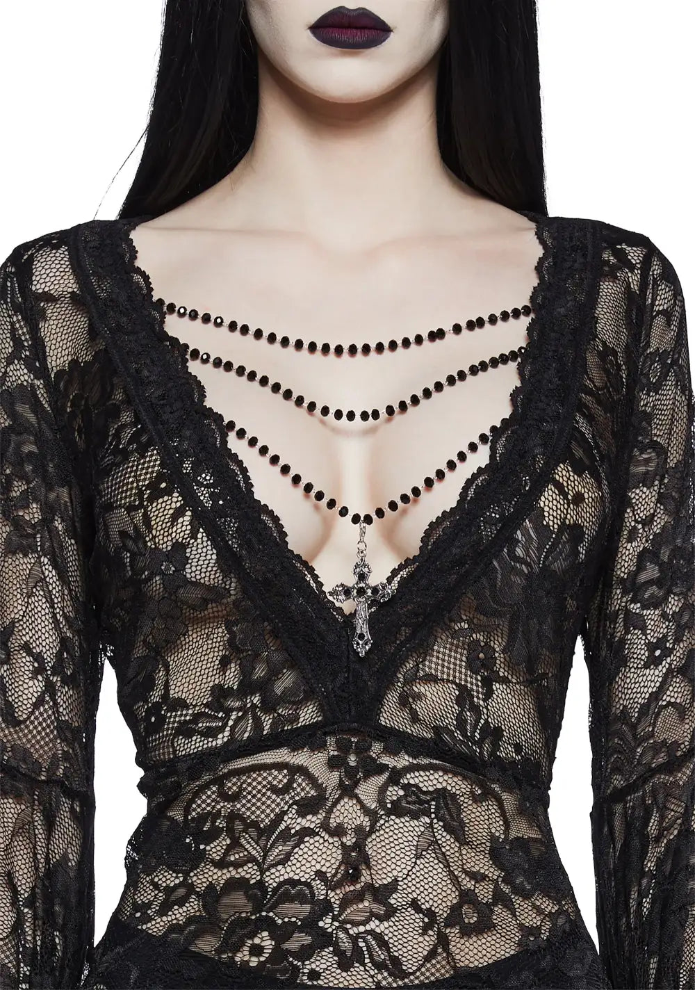 Gothic Grand Affair Maxi Dress