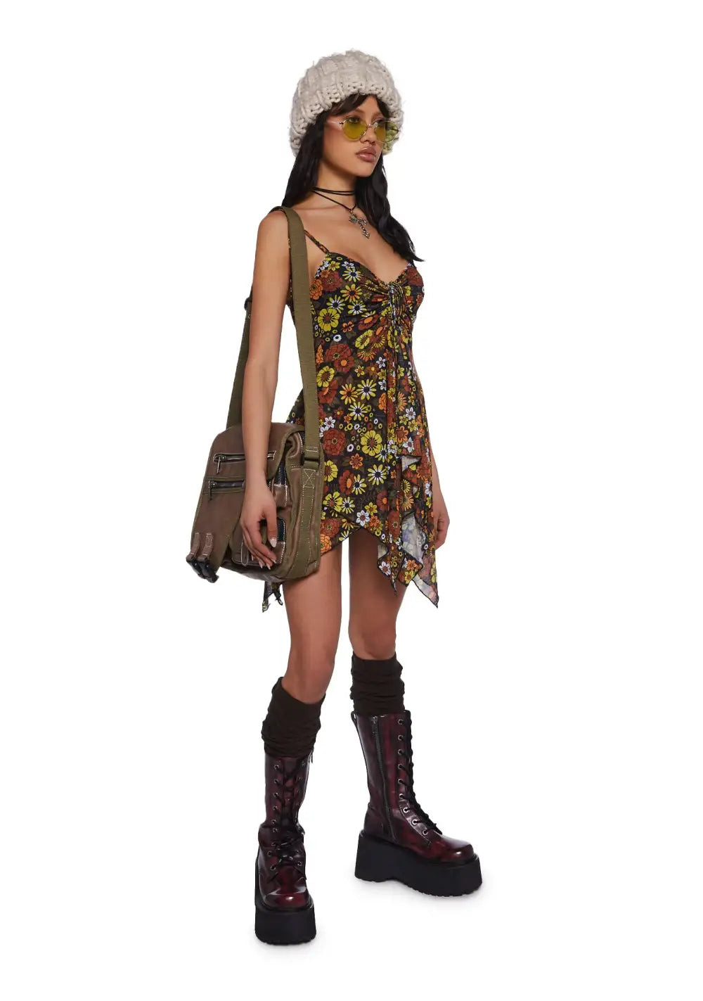 F Is For Fairies?  Handkerchief Dress - Floral