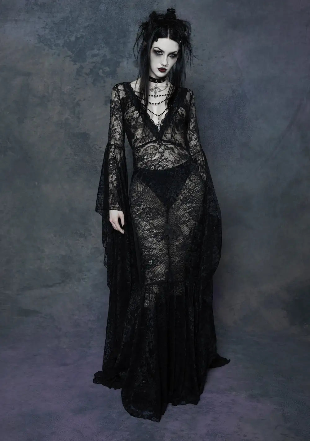 Gothic Grand Affair Maxi Dress