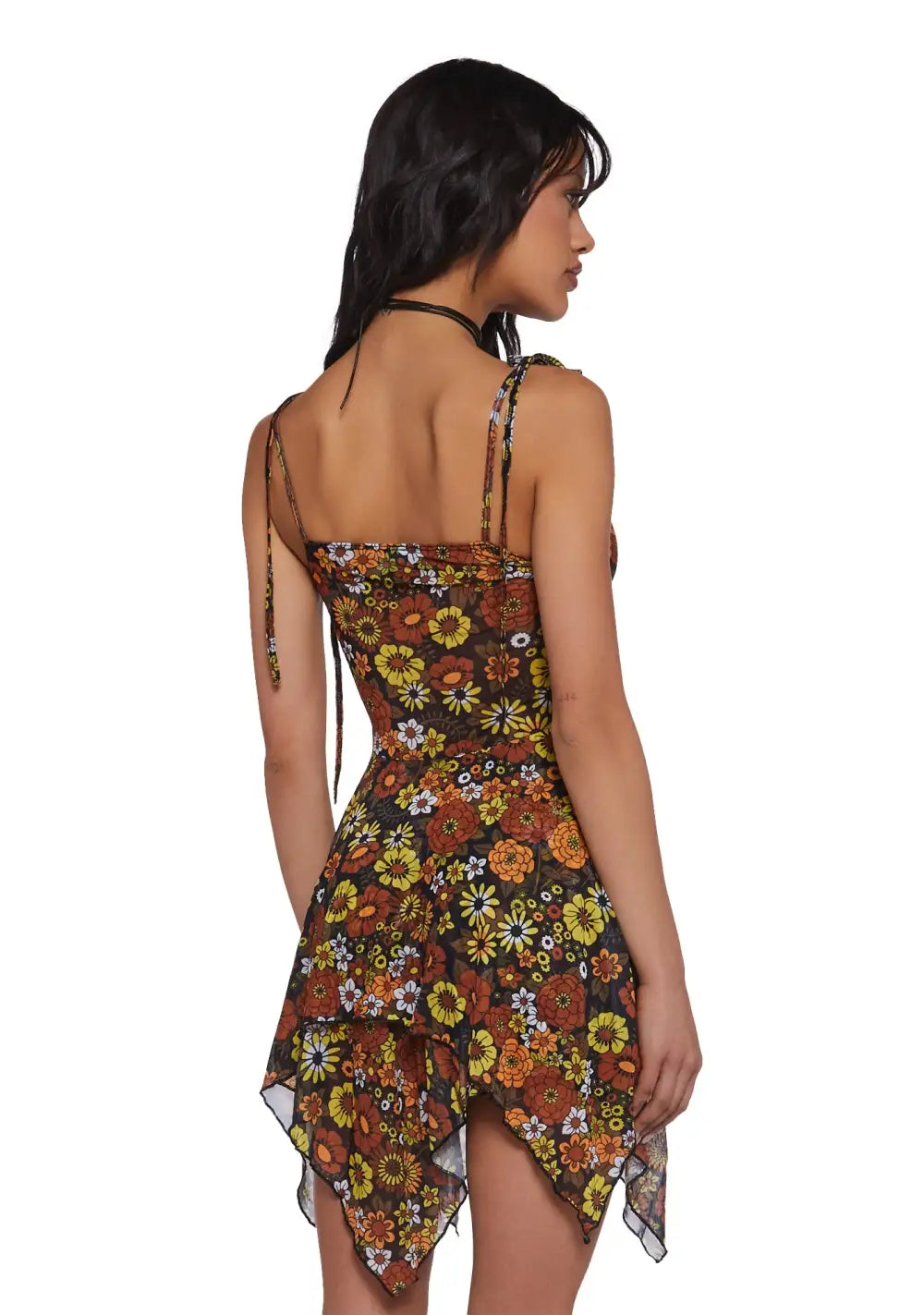 F Is For Fairies?  Handkerchief Dress - Floral