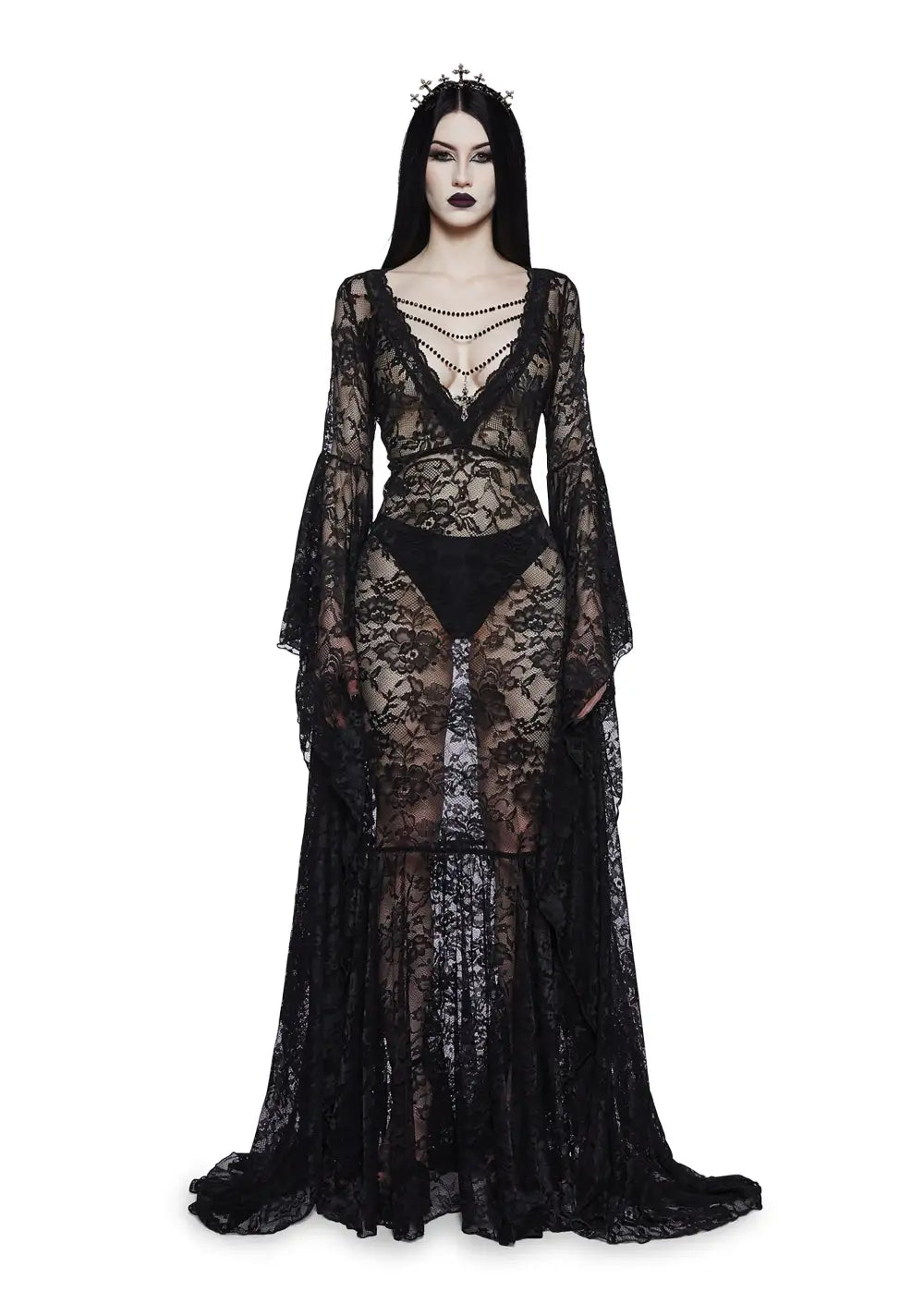 Gothic Grand Affair Maxi Dress