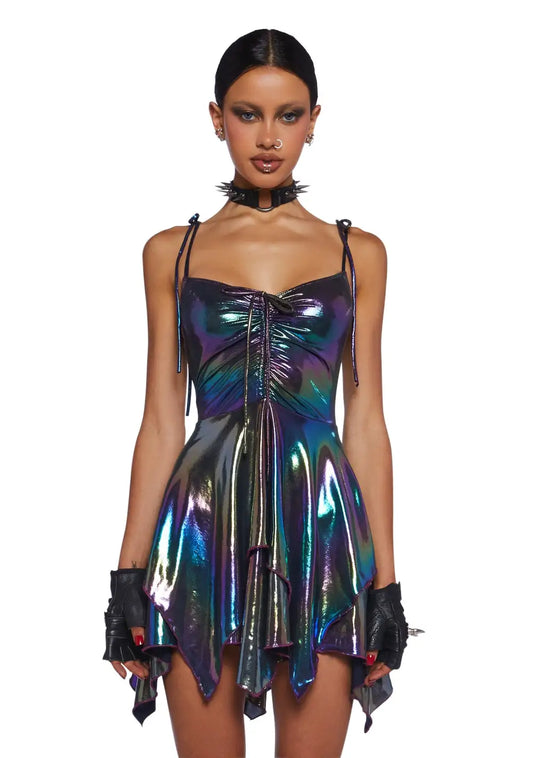 F Is For Fairies? Handkerchief Dress - Holo Metallic