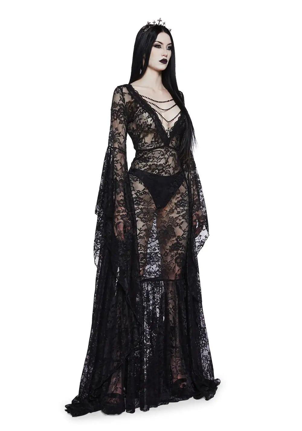 Gothic Grand Affair Maxi Dress