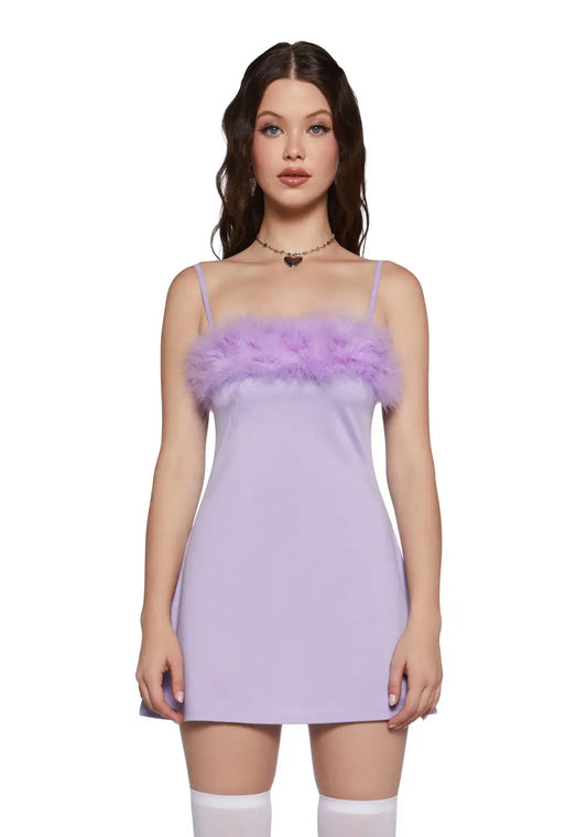 Flirty N' Thriving Marabou Dress