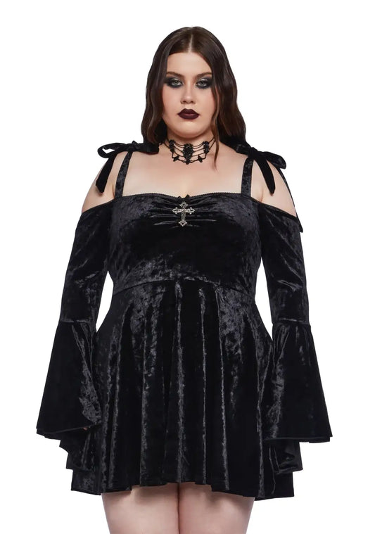 Plus Nocturnal Elegance Mini Dress