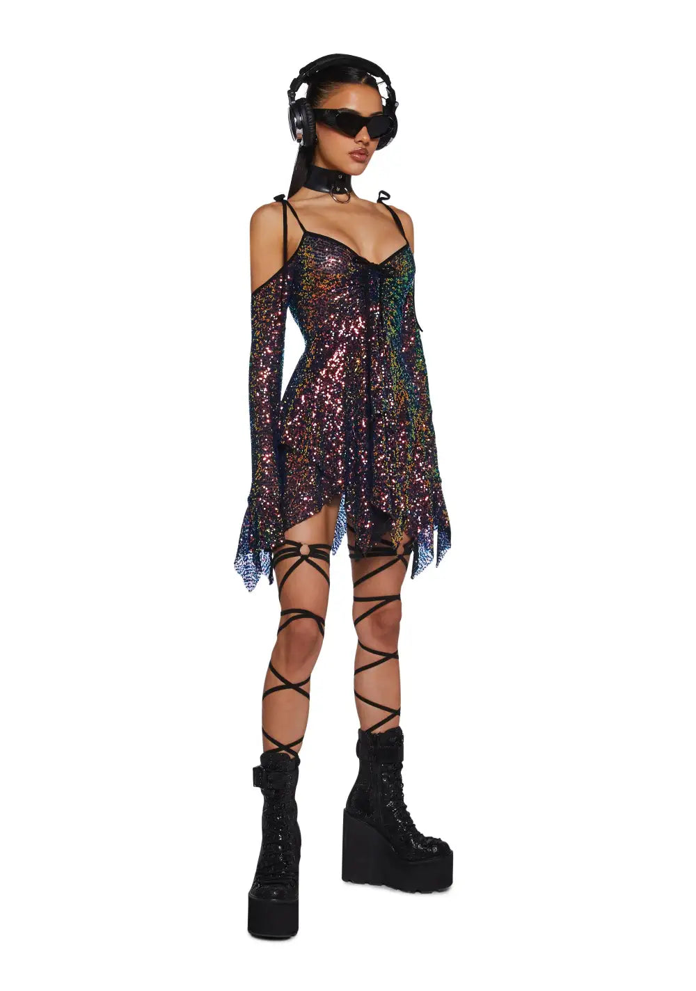 F is For Fairies Handkerchief Dress - Sequin